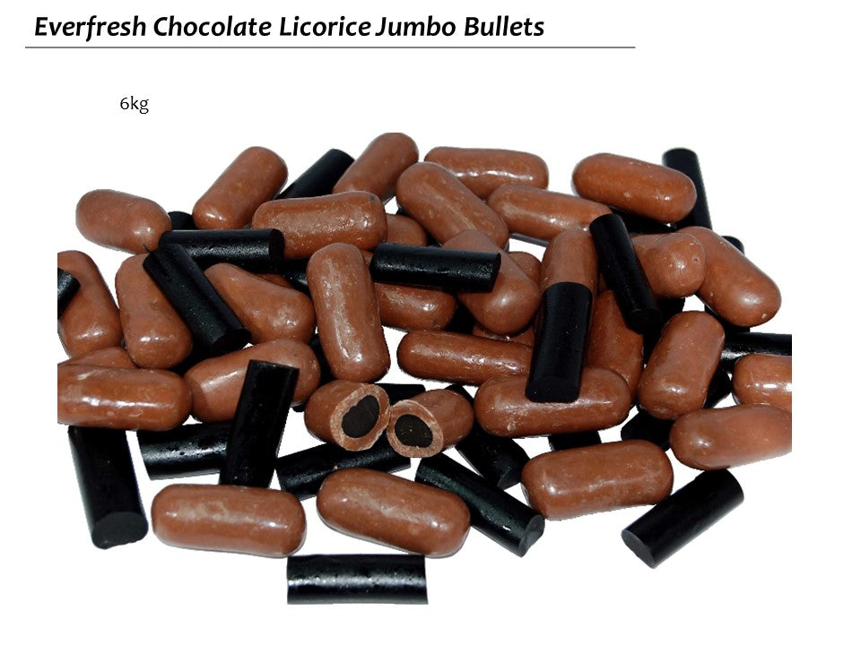 Everfresh Chocolate Licorice Jumbo Bullets