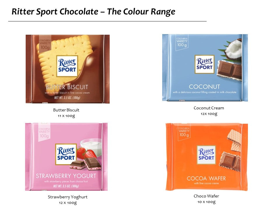 Ritter Sport Chocolate – The Colour Range