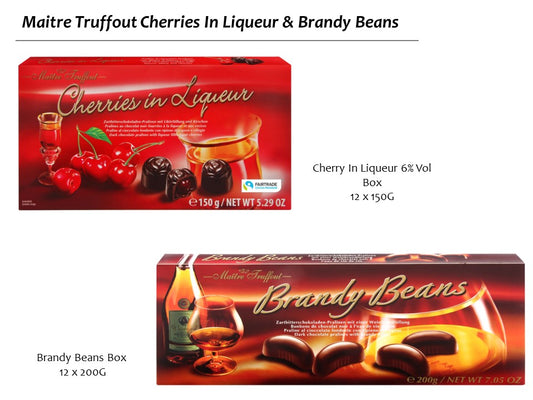 Maitre Truffout Cherries In Liqueur & Brandy Beans