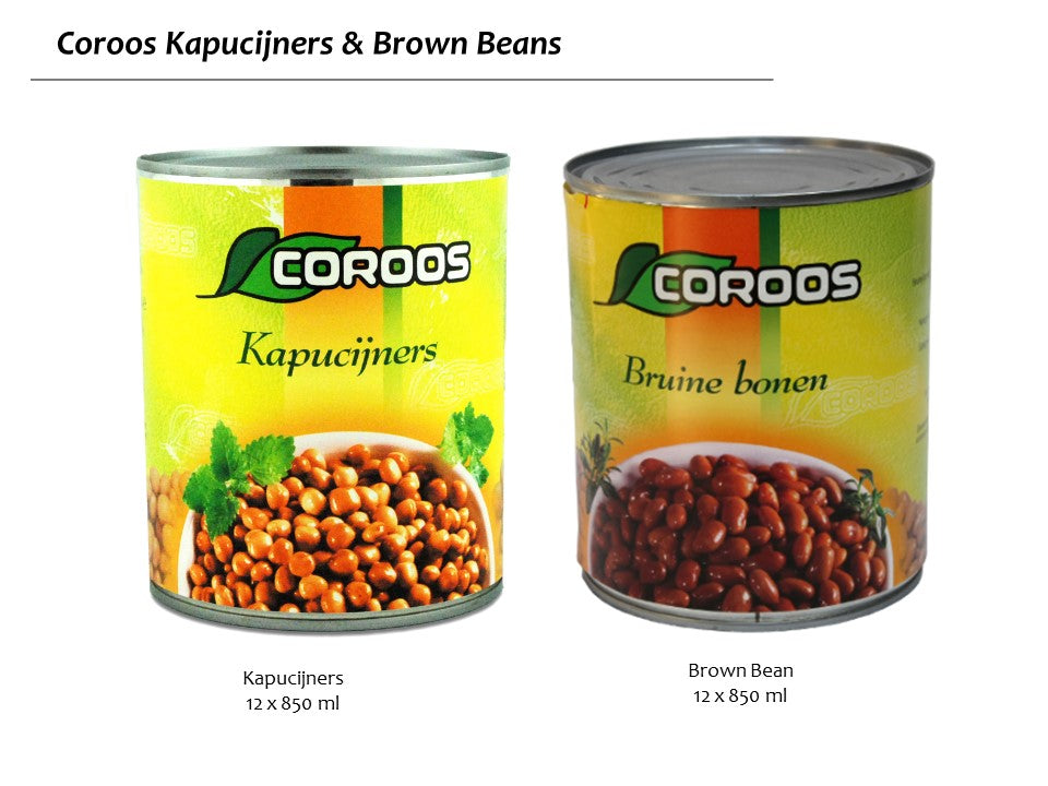 Coroos Coroos Kapucijners & Brown Beans – Adams International Foods