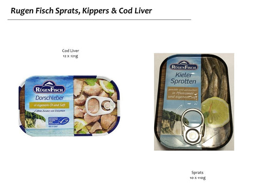 Rugen Fisch Sprats, Kippers & Cod Liver
