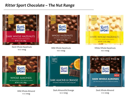 Ritter Sport Chocolate – The Nut Range
