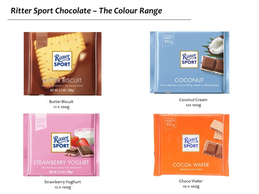 Ritter Sport Chocolate – The Colour Range