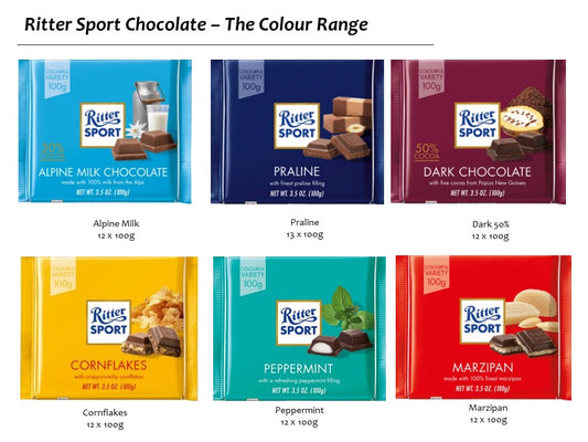 Ritter Sport Chocolate – The Colour Range